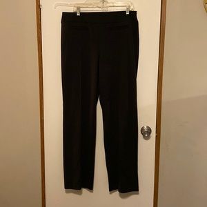 Black trousers with pleats